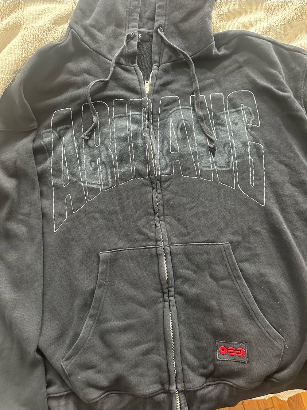 BTS Arirang New York Pop Up Zip-Up: DARK GREY